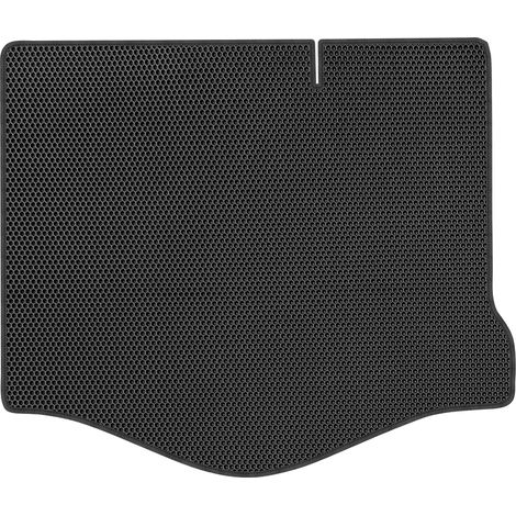 Alfombrilla de maletero de EVA con diseño de panal para Ford Focus II Hatchback (2004-2011) - Negra (1/5)