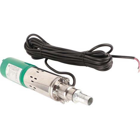 Pompe solaire submersible pour puits profonds 3SYDC12V/S1.2-30, pompe d'irrigation 12 V CC 220 W, hauteur de refoulement de 30 m, moteur tout cuivre, pompe à vis CC à balais (1/5)