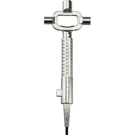 Clé carrée d'architecte 6/7/8 mm, clé hexagonale intérieure multifonction graduée universelle en alliage de zinc massif (1/5)