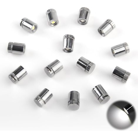 40 Stück Mini LED Licht Weißes Licht Kleine LED Lichter Mini LED Lampe Mini Lichter für Geburtstag Party Bar Beleuchtung Basteln Puppenhauszubehör Dekoration (1/5)