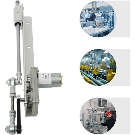 Hubkolbenmotor, Linearantrieb DC 24V, 120 U/min, 3-15 cm Teleskophub