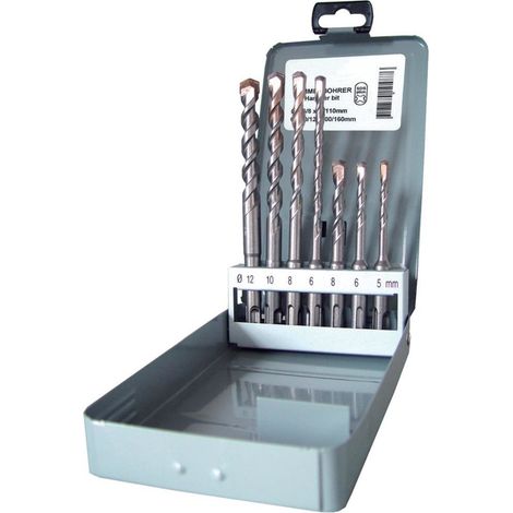 Ensemble foret SDS-plus 7 pièces 5-12mm FORTIS
