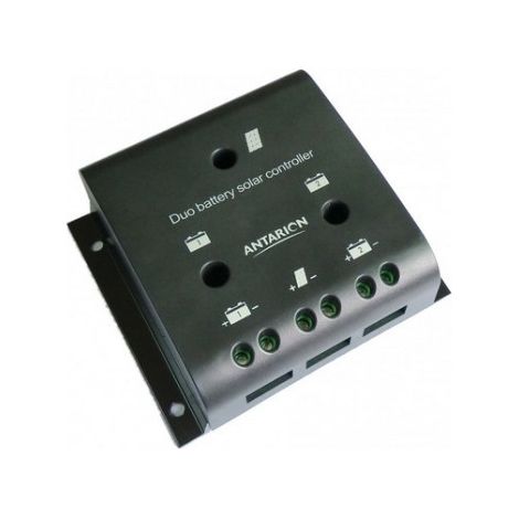 Régulateur de charge double pour panneau solaire 10A – Mode désulfatation – Sortie double batterie – Compatible jusqu'à 320W – Antarion