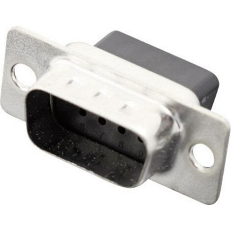 Embase SUB-D mâle 9 pôles MH Connectors 2101-0190-01 180 ° à sertir 1 pc(s) D14555 (1/2)