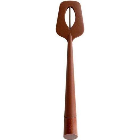Tragbares Löffelthermometer, Silikonschaber, langer Spatel, digitales Lebensmittelthermometer für Schokolade, Cremes, Soßen, Marmeladen und Sirup, sofortiges Ablesen (1/4)
