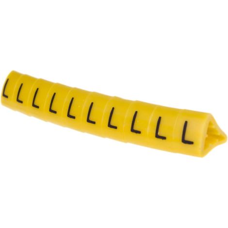 Marcador de cables OZ-2/L amarillo E04ZP-01020402300 /100 unidades/