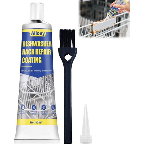 White Acrylic Sealant Repair for Used Dishwasher Basket, 50 ml (1/5)