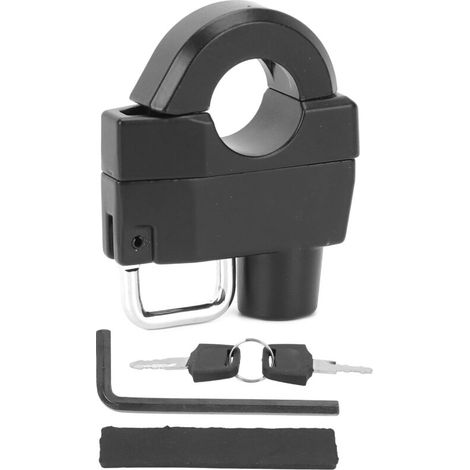 Jeffergarden Clés de verrouillage de casque de moto, support antivol, pièces de sécurité universelles pour la plupart des vtt (1/4)