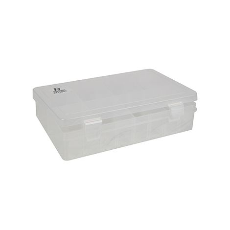 Estuche de 10 compartimentos ajustables para surtidos.