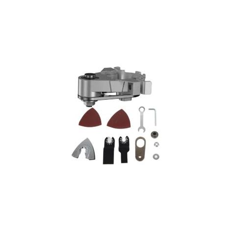 Oszillieradapter für Winkelschleifer, Universal-Metallkopfadapter, Professionelles Komplettsystem für Winkelschleifer, Oszillationsadapter, Multifunktionales Werkzeugzubehör - Crezuo