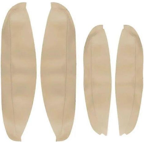 Compatible avec les modèles Nissan Qashqai J10 2007-2015 : revêtement en cuir microfibre pour poignées de porte et accoudoirs de tableau de bord. (1/5)