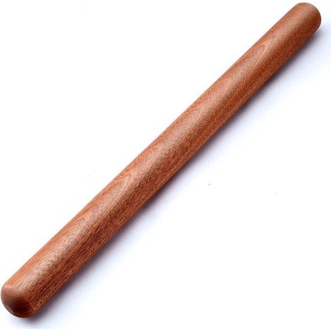 Rodillo de madera clásico para hornear y hacer pizza - Forma alargada