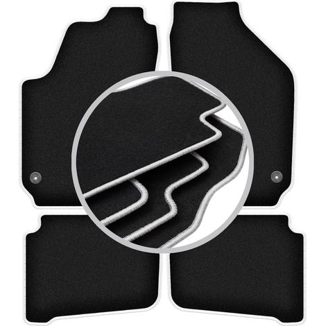 Tapis de voiture CARLUX-SILVER pour : Seat Ibiza III 6L à hayon (2002-2008)