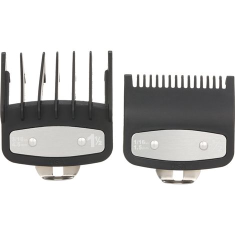 Set mit 2 Führungskämmen für Haarschneidemaschinen, Elektrorasierer und Haarstylinggeräte, 1,5 mm/4,5 mm