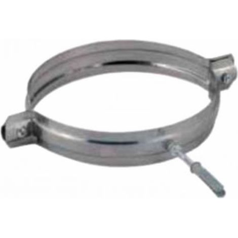 COLLARE PARETE FISSA TUBO  - DIAMETRO 80MM - INOX AISI304 STUFA A PELLET