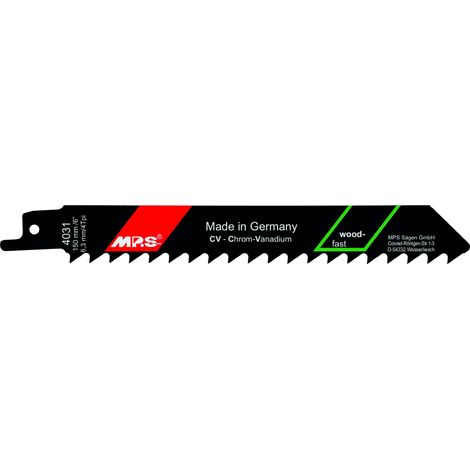 Lame da sega MPS 4031-5 5 pezzi taglio grosso 15 a 100 mm