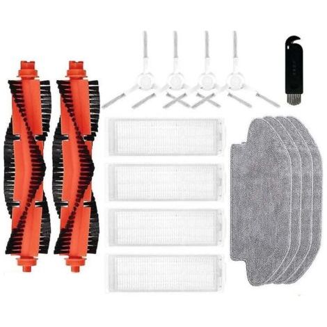 Pièces de rechange pour robot serpillère 3c B106cn, brosse principale, brosse latérale, filtre Hepa, chiffons de nettoyage (1/3)