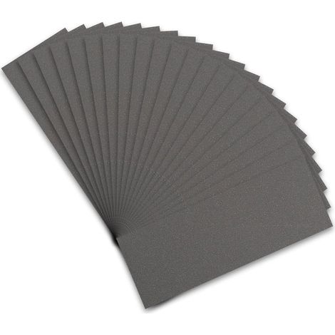 800er-Körnung Schleifpapier zum Polieren von Metall, Holz und Autos, 21 Stück Schleifpapier 9 x 3,6 Zoll (1/5)