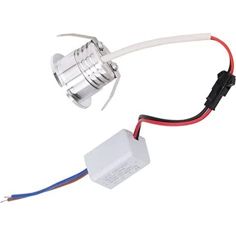 LED Éclairage encastré Mini Plafond encastré Light Downlight 3W COB Spotlight pour les Plafonds Intérieurs Armoires (Lumière blanche chaude 3000K) (1/5)