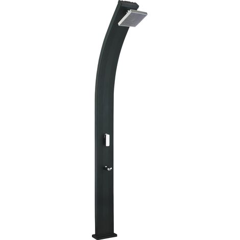 Steinbach Swimming Pool Solardusche "Slim Line Deluxe", schwarz