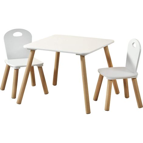 Kesper 17712 tavolino Per Bambini Con 2 sedie, color Bianco, 3 Unità, 8000 g (1/5)