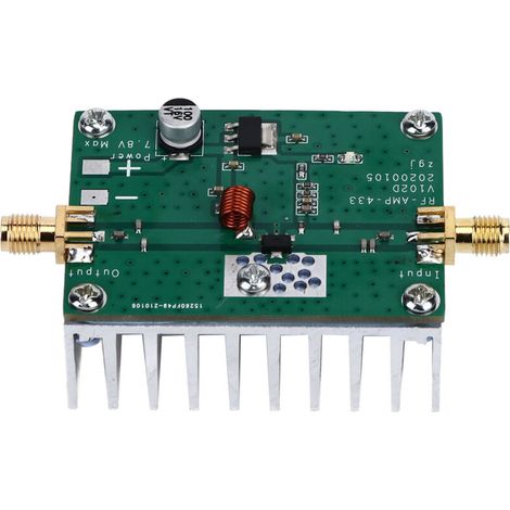 Carte amplificateur de puissance haute fréquence RF 433MHz 8W, Module numérique, composant électronique (1/5)