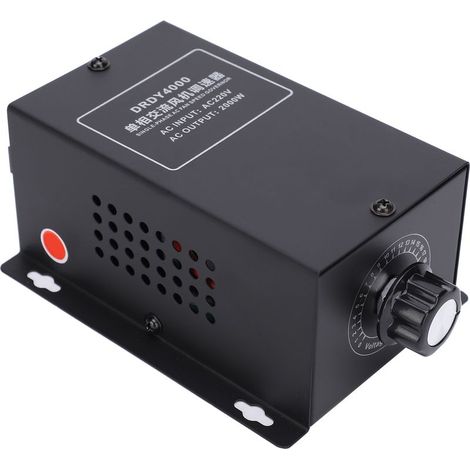 Motordrehzahlregler, einphasiger Deckenventilator, einstellbarer Schalter, DRDY4000 AC 220V (1/5)