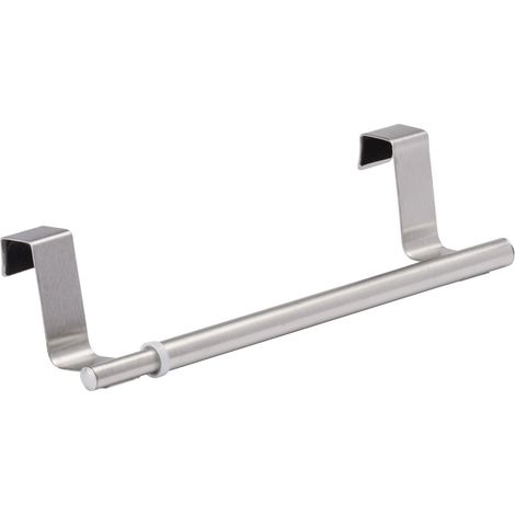 Wenko – Barre porte-serviettes télescopique extensible 36-60 cm – Acier inoxydable – Tampons anti rayures – Dimensions 36-60 x 7 x 6 cm (1/6)