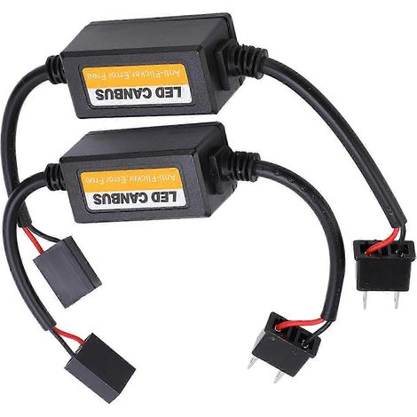 LED H7 Anti-Flicker-Decoder (2 Stück) – Fehlerkorrektur und Fehlercode-Löschung für Kfz-Armaturenbretter, 9–16 V DC (1/5)