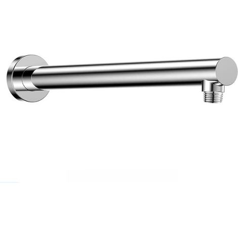 Bras De Douche - Acier Inoxydable - 40,6 cm - Fixation Murale Droite - Pour Pommeau Pluie - 1 Pièce