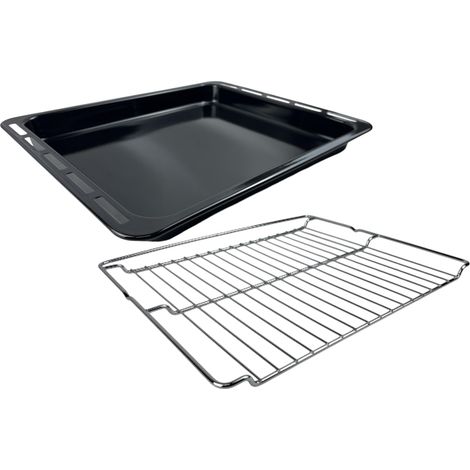 eRicambi® Kit Griglia e Leccarda Compatibile con Forni Whirlpool Ignis – Set Completo Dimensioni 457x376x40 mm – Adatto ai Modelli AKP236NB, AKP561IX, AKZ476IX, AKZ520IX, AKZM654IX e molti altri