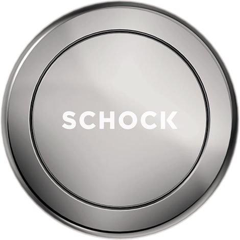 Schock Comfopush in Edelstahl massiv Druckknopf-Betätigung für Schock Spülen (1/2)