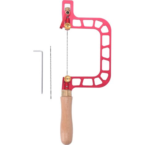 Scie à chantourner rapide propre coupe multifonction cadre rouge pour bois bijouterie métal