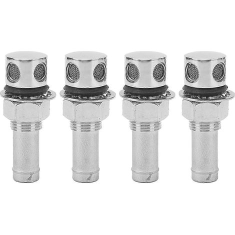 4 évents droits en acier inoxydable 316 pour réservoir de carburant marin, compatibles avec les tuyaux de 5/8 pouce. (1/5)