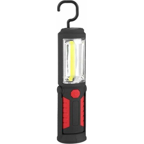 1 Luz de trabajo, LED COB, base magnética, 2200 mAh, 650 lm, garaje, camping (1/5)