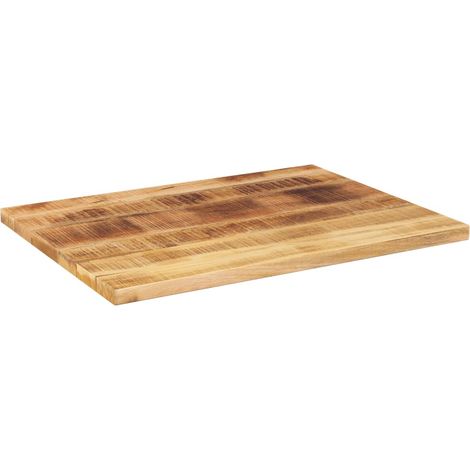 Dessus de table  Dessus de bureau  Plateau de table rectangulaire bois massif de manguier brut