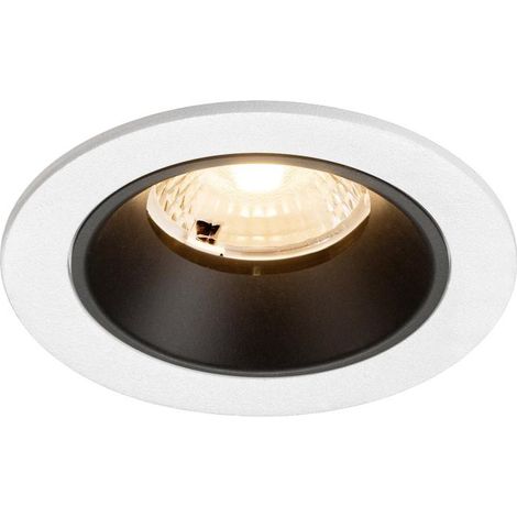 Spot encastré Numinos S blanc/noir 2700K - 40 deg - 1009445