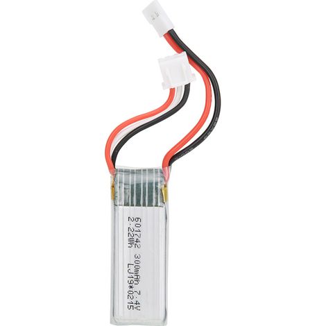Batterie 7.4V 300mAh pour accessoires de modélisme, compatible WLtoys F959, XK A600 A800 A430, planeur (1/5)
