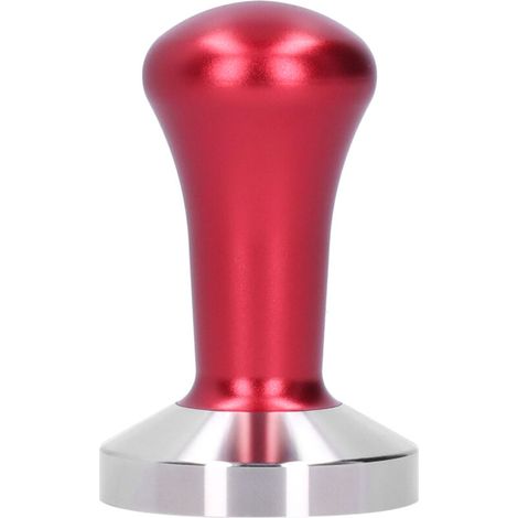 Flat Bottom Coffee Tamper, Wear Resistant and Comfortable Handle, Stainless Steel, Easy to Clean Design, Versatile Kitchen Utensil, 304 Stainless Steel Coffee Tamper (Red) (1/5)