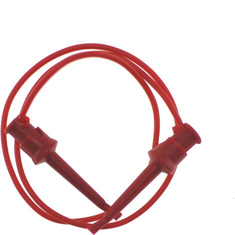 TL2218 Cable 50 cm Test Clip a Test Clip rojo (1/2)