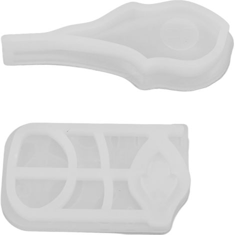 Moule en silicone 2 pièces, forme de pipa exquise et unique, design élastique, démoulage facile, moule artisanal pour cadeau (1/5)