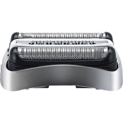 Tête de rasoir pour Braun Series 3 300S 310S 320S 330S 340S 360S 380S 3000S, grille et couteau de rechange, argent (1/5)