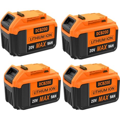 Akku für Elektrowerkzeuge, hohe Kapazität 9000mAh, Dual-Voltage-Kompatibilität, 4BAT (1/2)