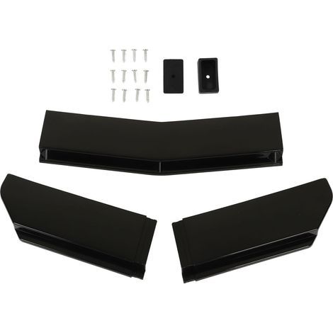 Haofy Becquet de Pare-chocs Avant Réglable de 4,3 à 5,5 Pouces Ajustement Universel pour les Passionnés de Seat Installation Facile Améliore le Look Sportif Construction ABS Fiable Idéal au (1/5)