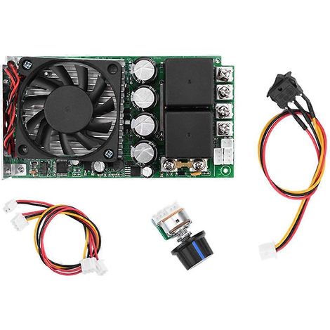 Programmierbarer Drehzahlregler mittels speicherprogrammierbarer Steuerung (SPS) für bürstenbehaftete Gleichstrommotoren, 10-50 V DC, 100 A, 3000 W, mit Pulsweitenmodulation (PWM). (1/5)