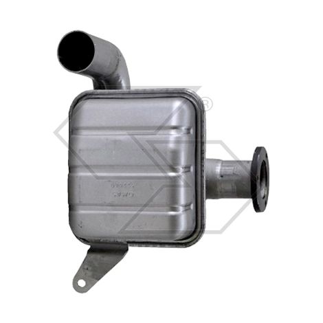 Marmitta sottocofano per trattore agricolo FIAT NEW HOLLAND SERIE T5000