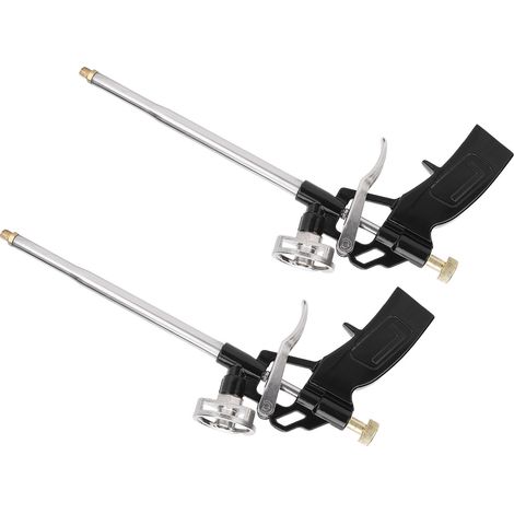 Un pistolet pour injecter de la mousse, remplir et sceller les matériaux isolants, un outil pour le jointoiement dans les maisons et les bureaux. (1/5)