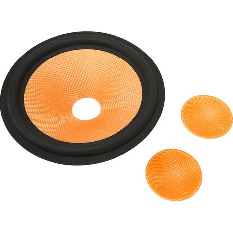 Cône de haut-parleur en papier, tambour en papier de 1,4 pouce de diamètre intérieur, cône de subwoofer avec suspension en fibre de verre pour haut-parleur de 8 pouces (1/5)