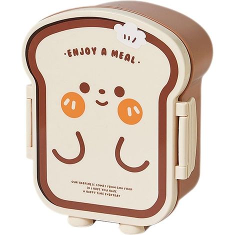 Boîte à lunch Bento motifs de dessins animés, multi-compartiments (1/5)