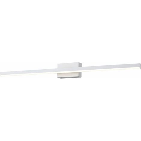 Applique murale blanche Linea 80 cm LED 12W IP44 Reality